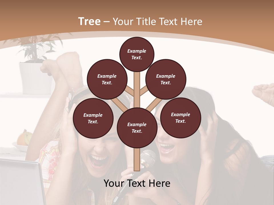 Portrait Candy Thirties PowerPoint Template