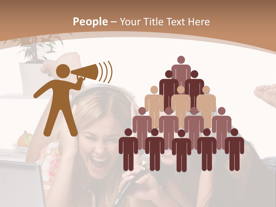 Portrait Candy Thirties PowerPoint Template