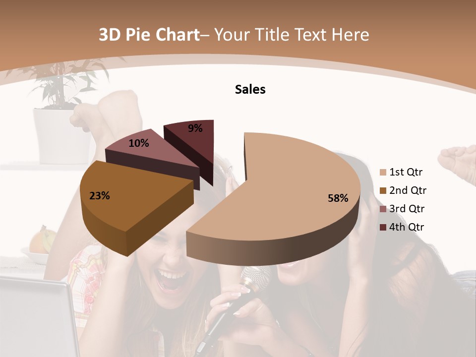Portrait Candy Thirties PowerPoint Template