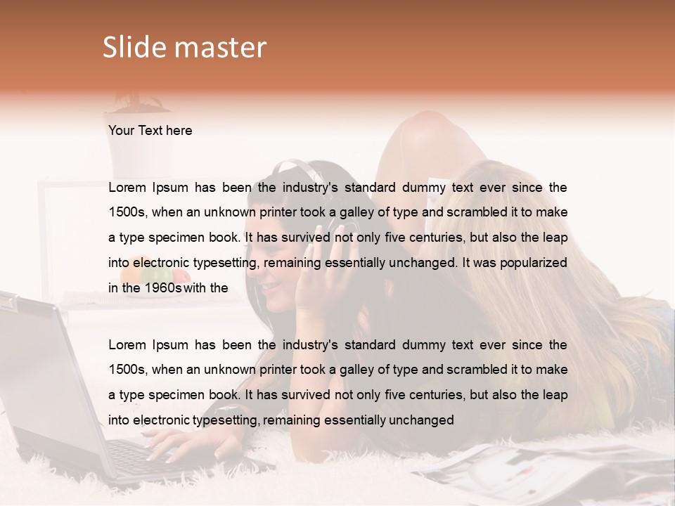 Beautiful Horizontal Relaxing PowerPoint Template