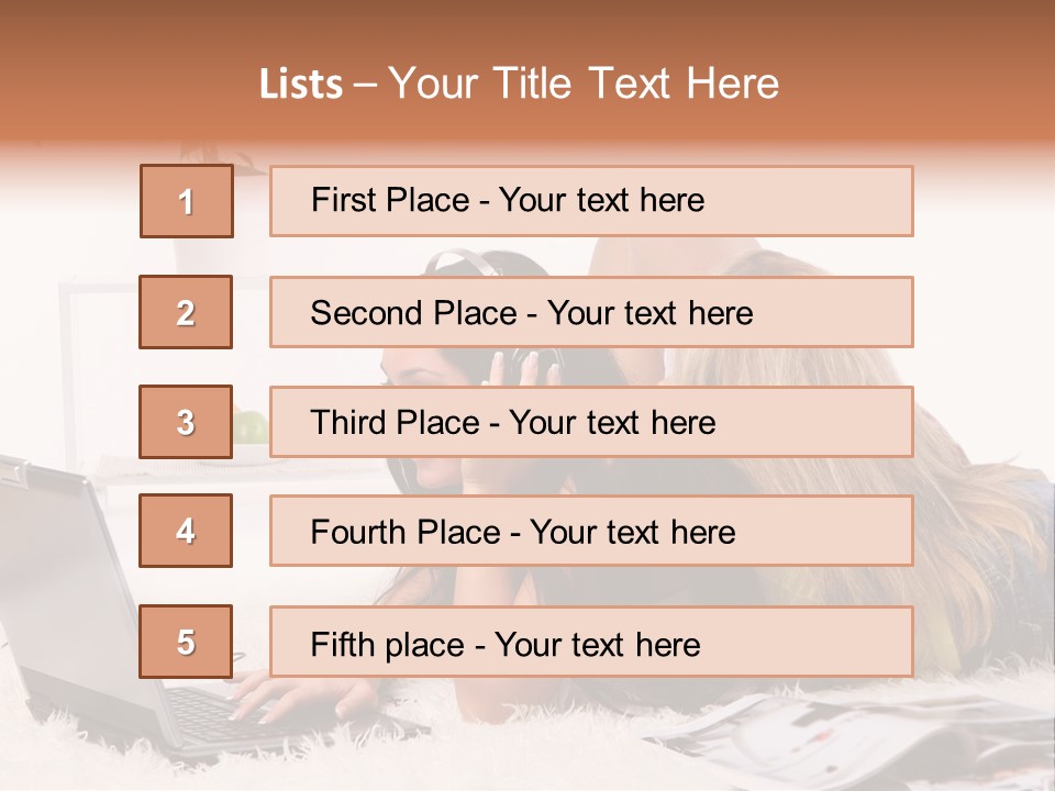 Beautiful Horizontal Relaxing PowerPoint Template