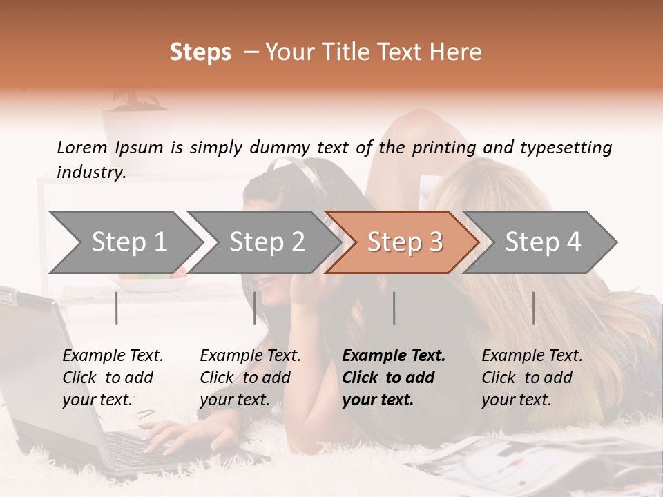 Beautiful Horizontal Relaxing PowerPoint Template