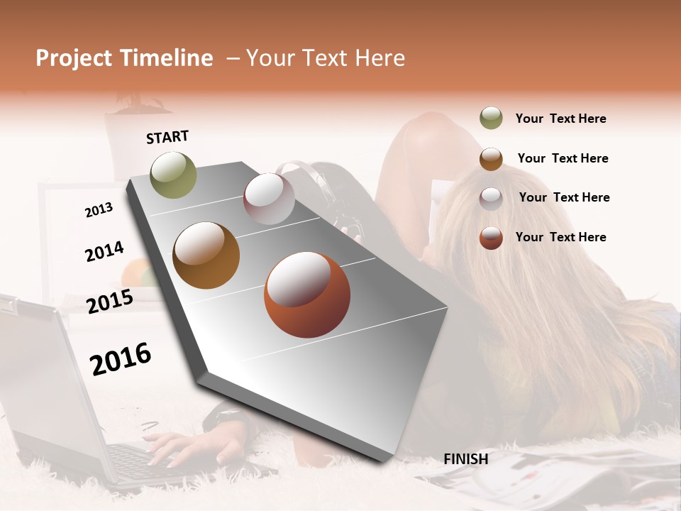 Beautiful Horizontal Relaxing PowerPoint Template