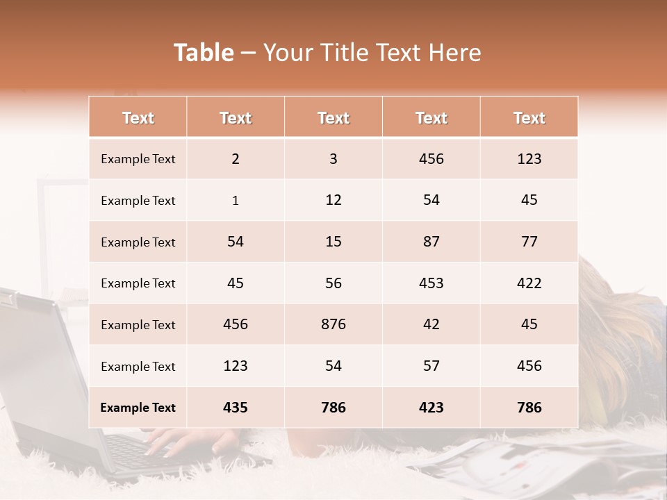 Beautiful Horizontal Relaxing PowerPoint Template