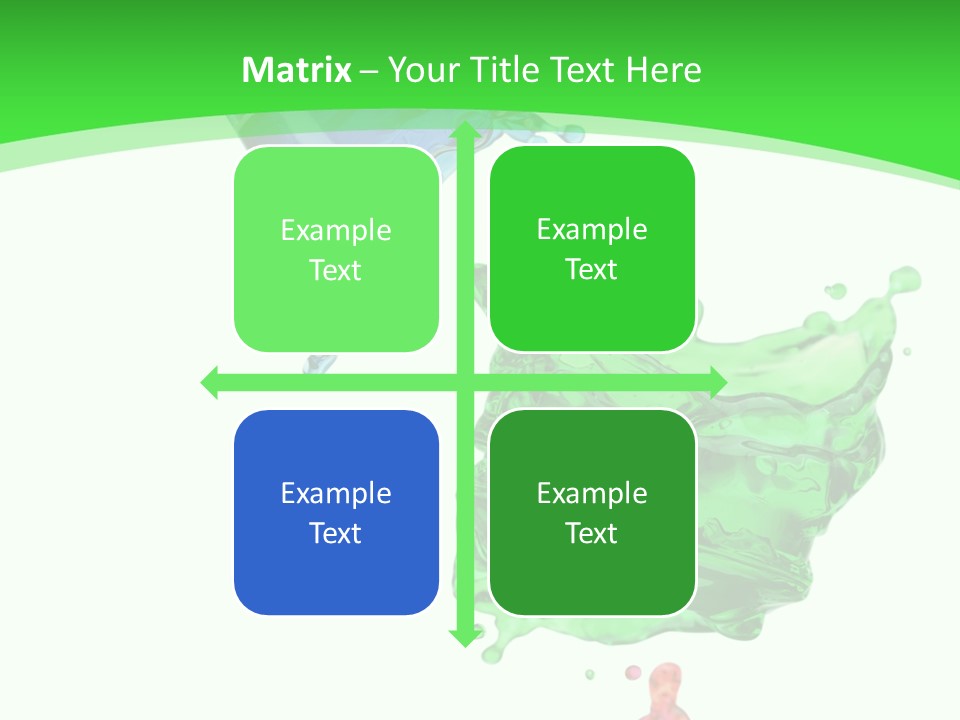 Isolated Bottle Green PowerPoint Template