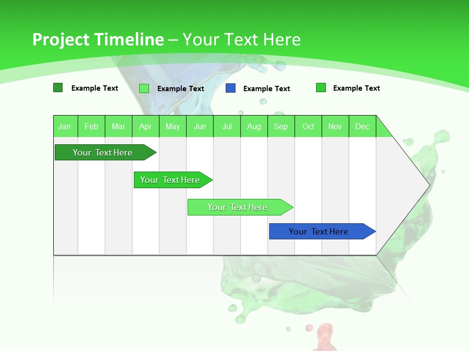 Isolated Bottle Green PowerPoint Template