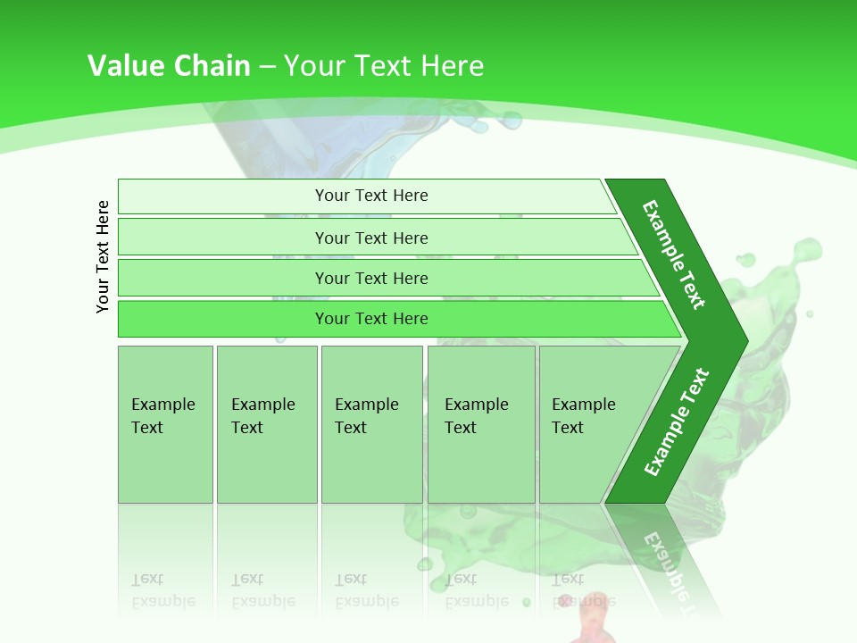 Isolated Bottle Green PowerPoint Template