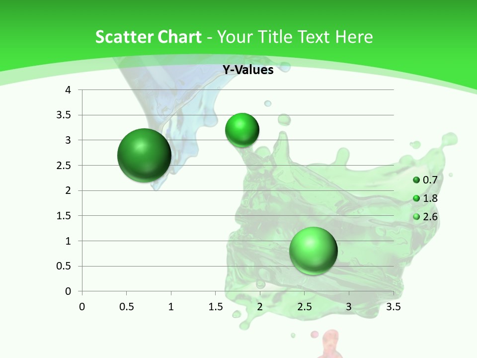 Isolated Bottle Green PowerPoint Template