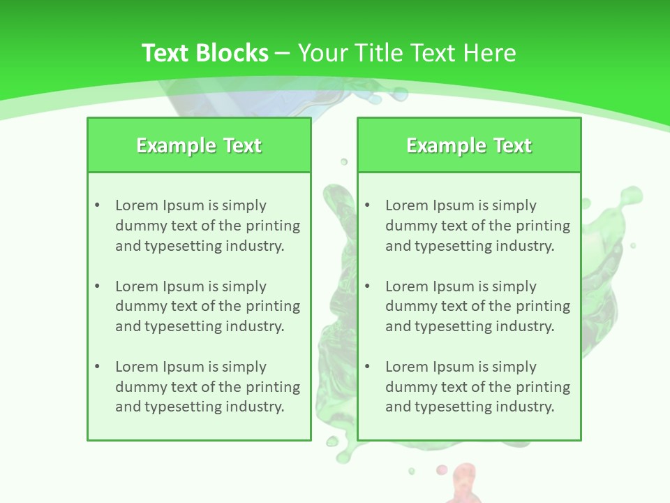 Isolated Bottle Green PowerPoint Template