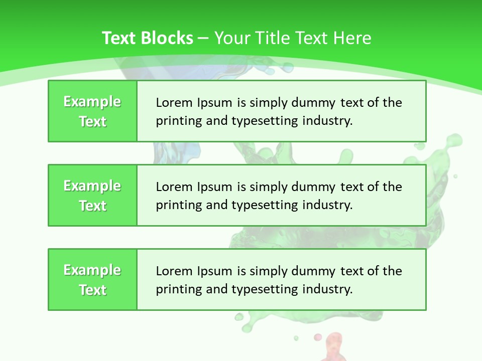 Isolated Bottle Green PowerPoint Template