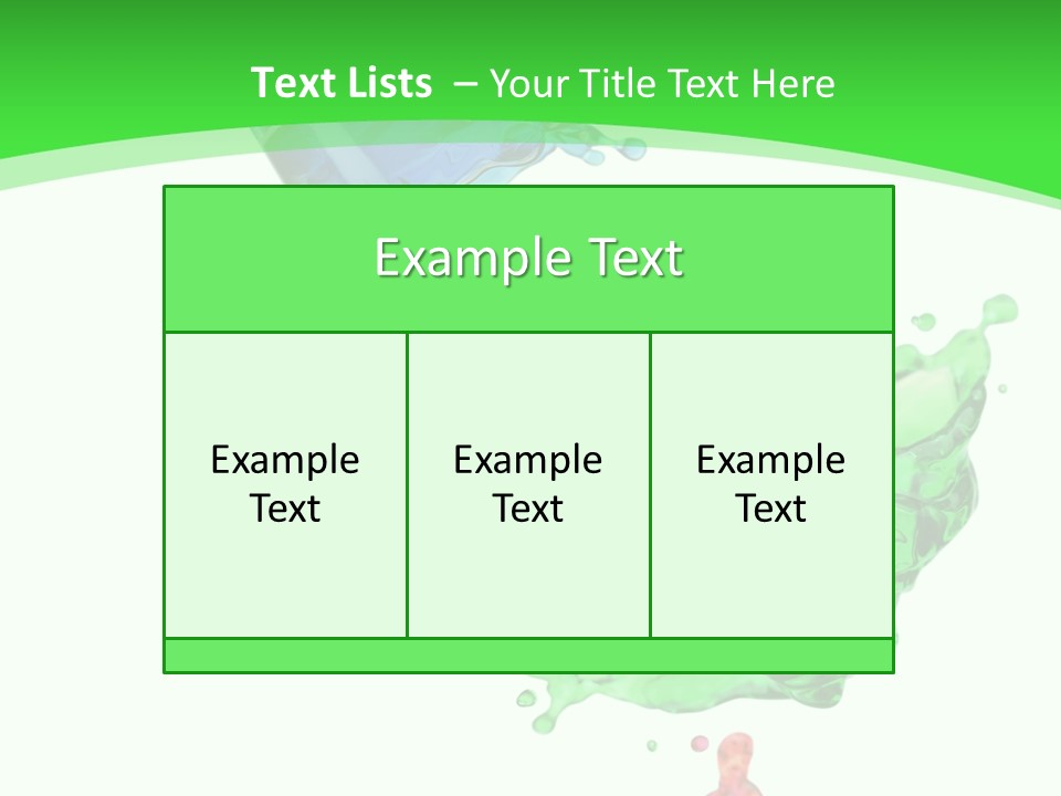 Isolated Bottle Green PowerPoint Template