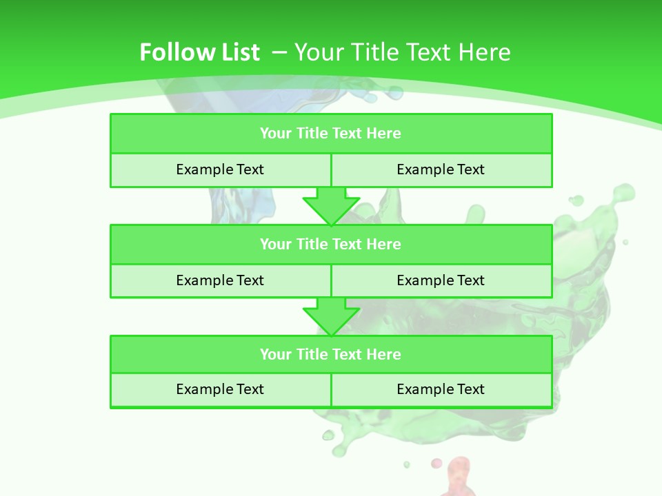 Isolated Bottle Green PowerPoint Template