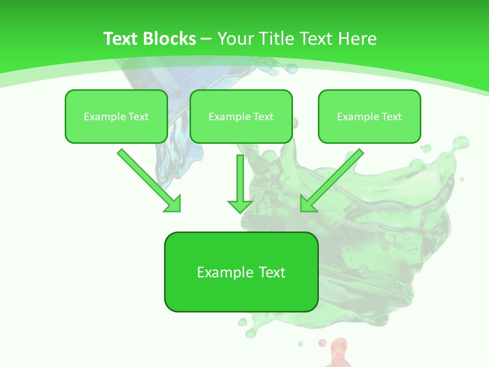 Isolated Bottle Green PowerPoint Template
