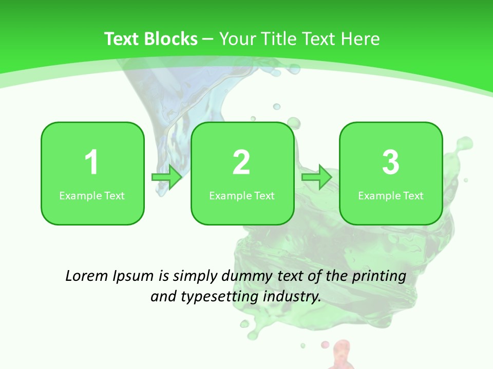 Isolated Bottle Green PowerPoint Template