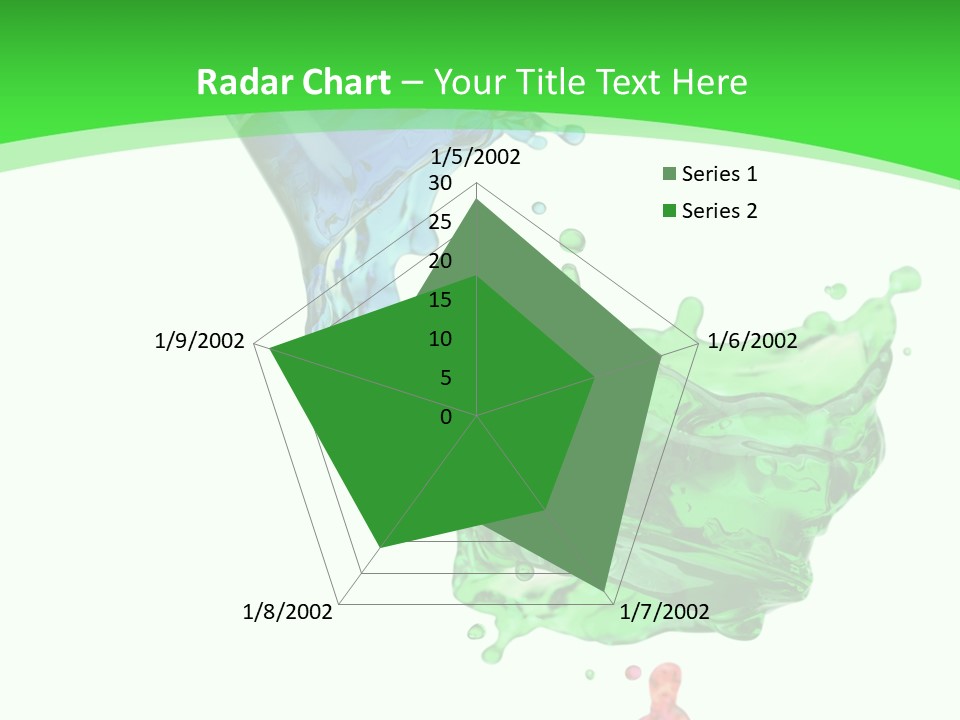 Isolated Bottle Green PowerPoint Template