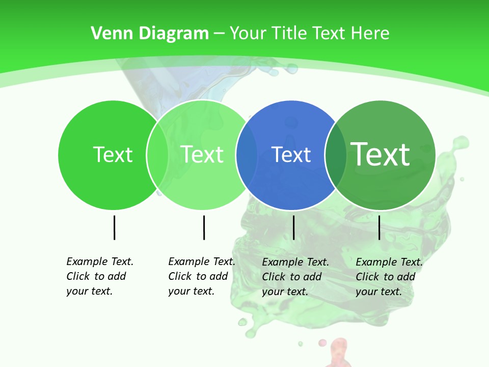 Isolated Bottle Green PowerPoint Template