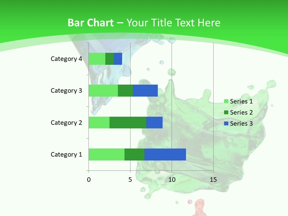 Isolated Bottle Green PowerPoint Template