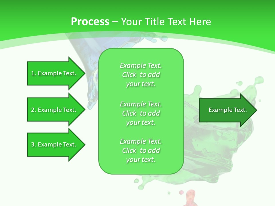 Isolated Bottle Green PowerPoint Template