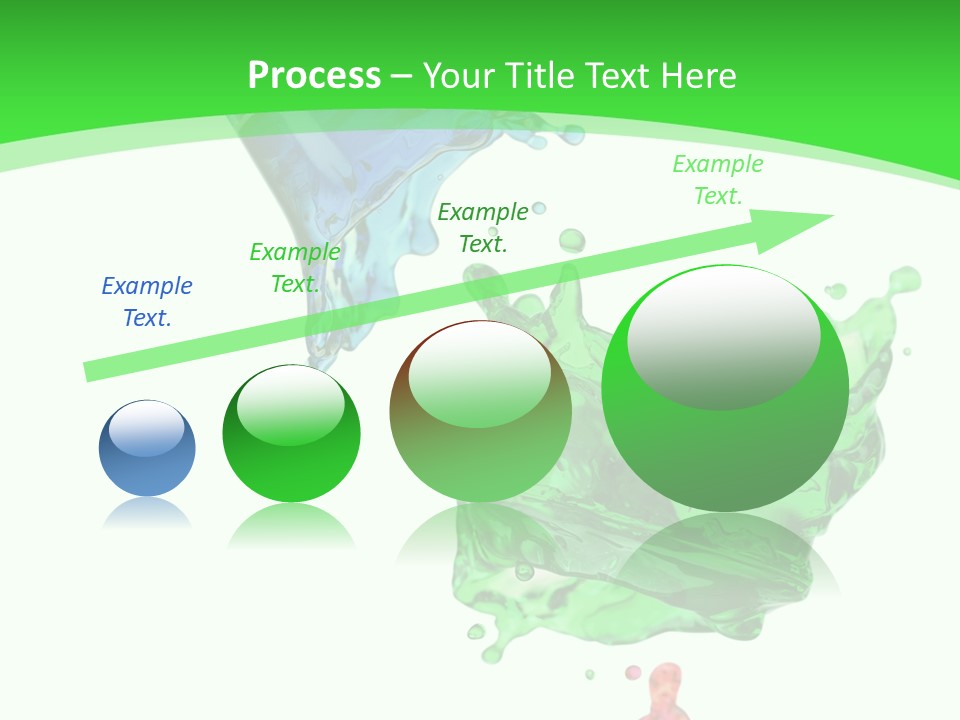 Isolated Bottle Green PowerPoint Template