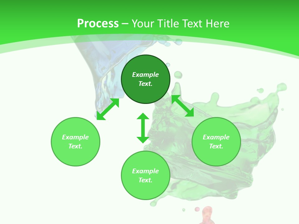 Isolated Bottle Green PowerPoint Template