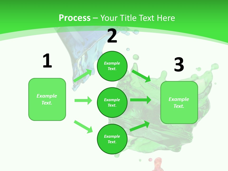 Isolated Bottle Green PowerPoint Template