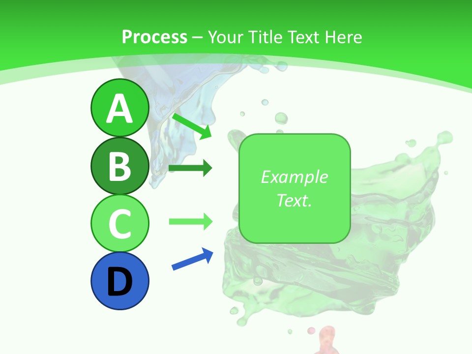 Isolated Bottle Green PowerPoint Template