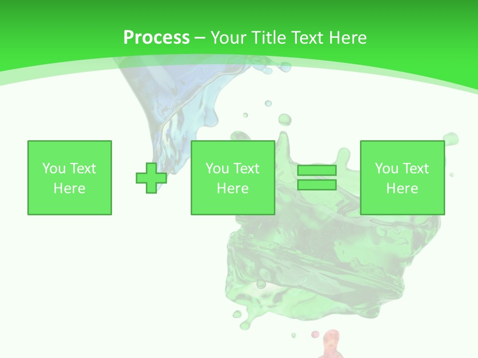 Isolated Bottle Green PowerPoint Template