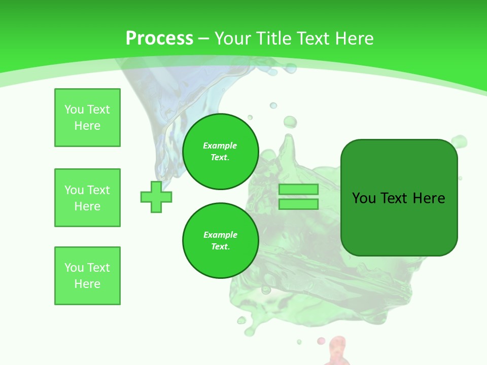 Isolated Bottle Green PowerPoint Template