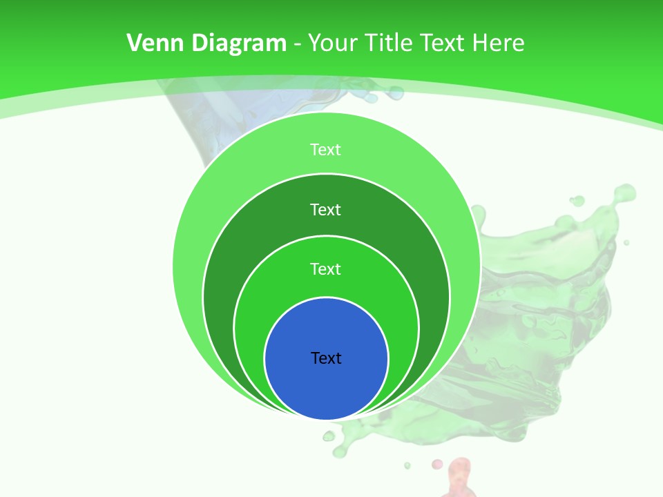 Isolated Bottle Green PowerPoint Template