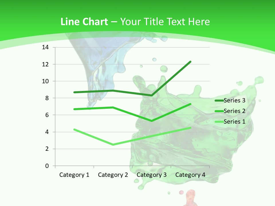 Isolated Bottle Green PowerPoint Template