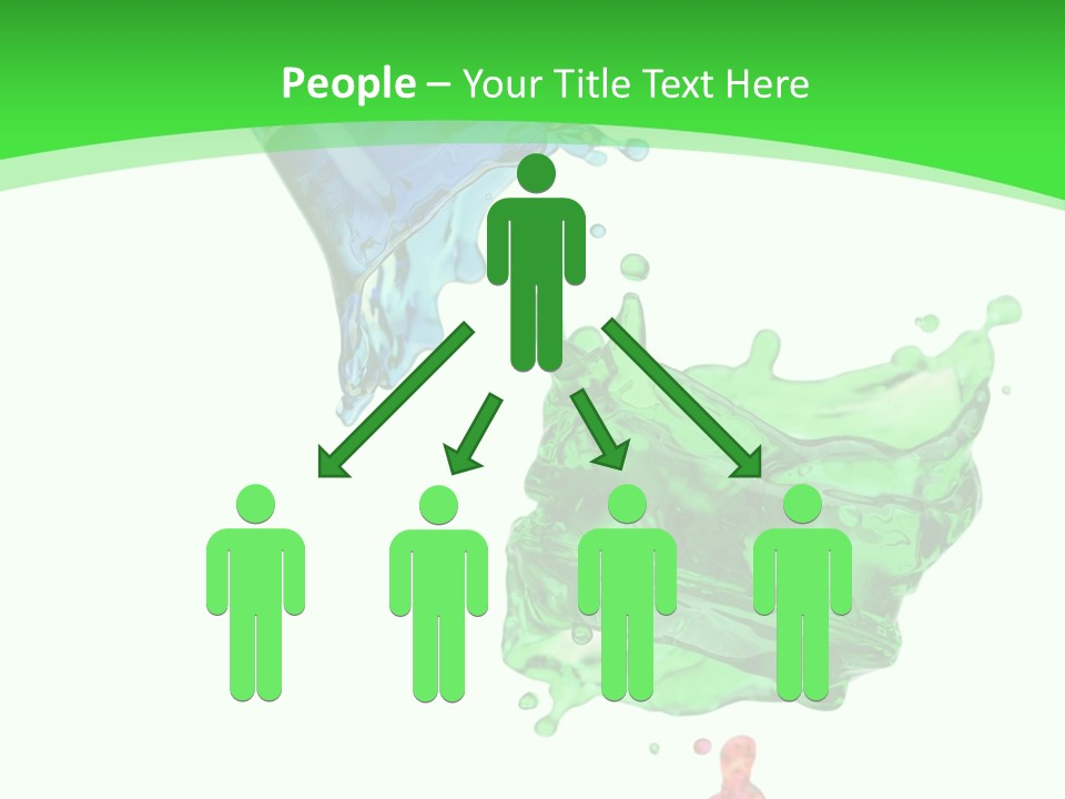 Isolated Bottle Green PowerPoint Template