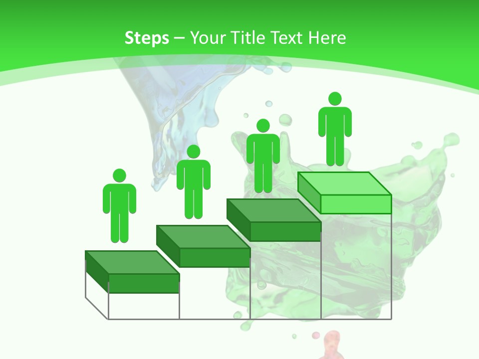 Isolated Bottle Green PowerPoint Template