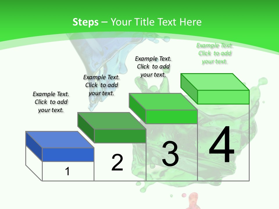 Isolated Bottle Green PowerPoint Template