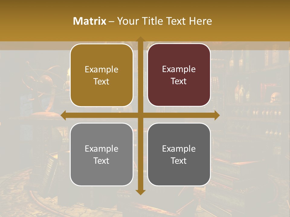 Witchcraft Dark Background PowerPoint Template