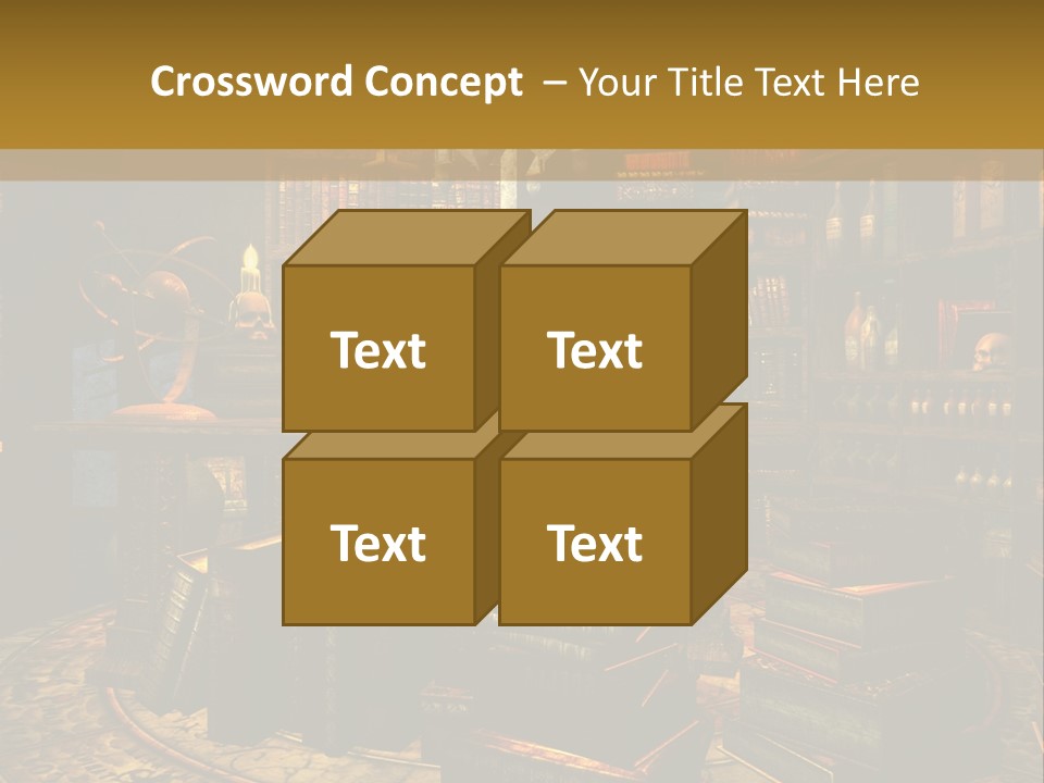 Witchcraft Dark Background PowerPoint Template