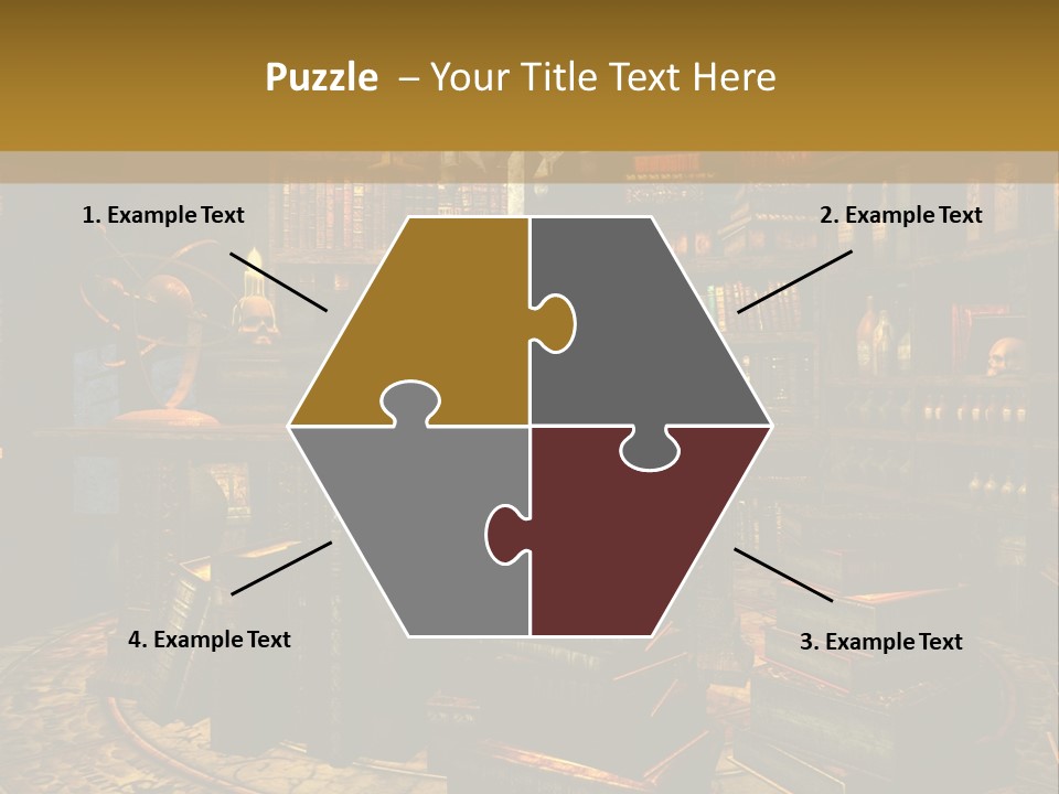 Witchcraft Dark Background PowerPoint Template