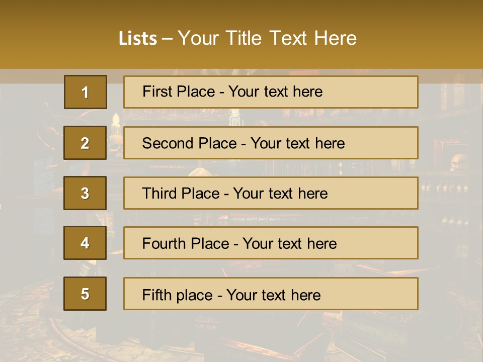 Witchcraft Dark Background PowerPoint Template