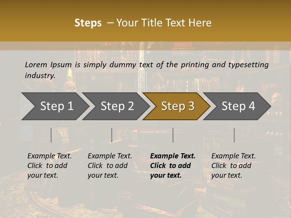 Witchcraft Dark Background PowerPoint Template