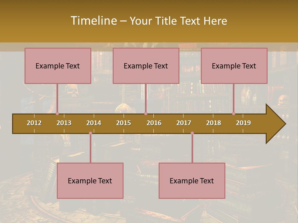 Witchcraft Dark Background PowerPoint Template