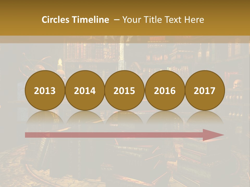 Witchcraft Dark Background PowerPoint Template