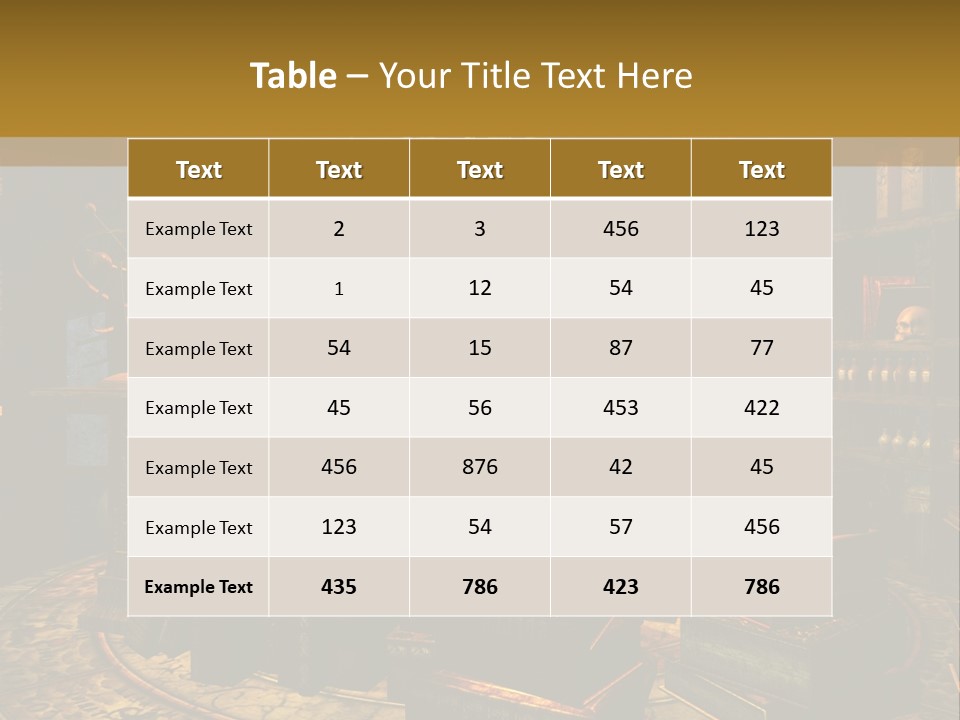 Witchcraft Dark Background PowerPoint Template