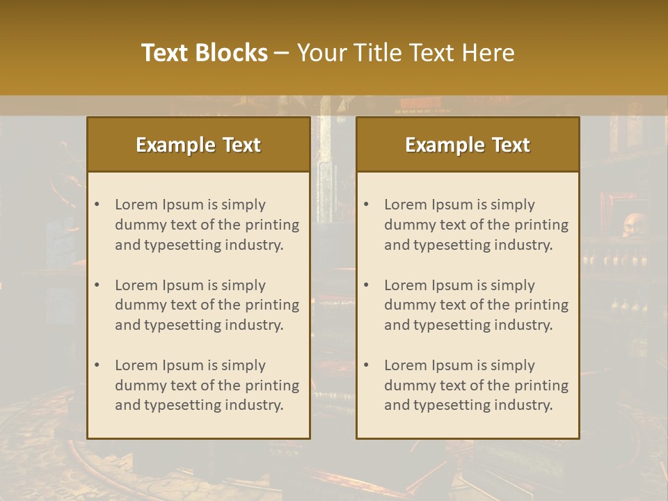Witchcraft Dark Background PowerPoint Template