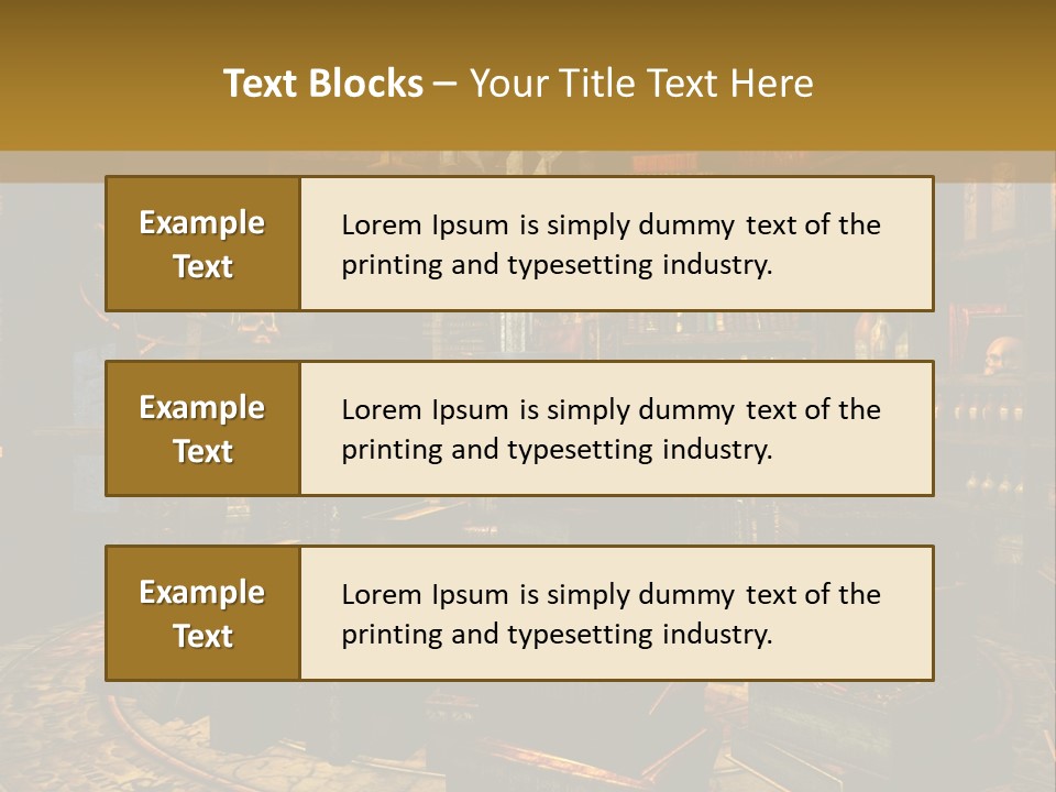 Witchcraft Dark Background PowerPoint Template