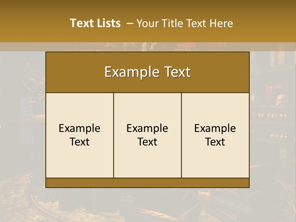 Witchcraft Dark Background PowerPoint Template