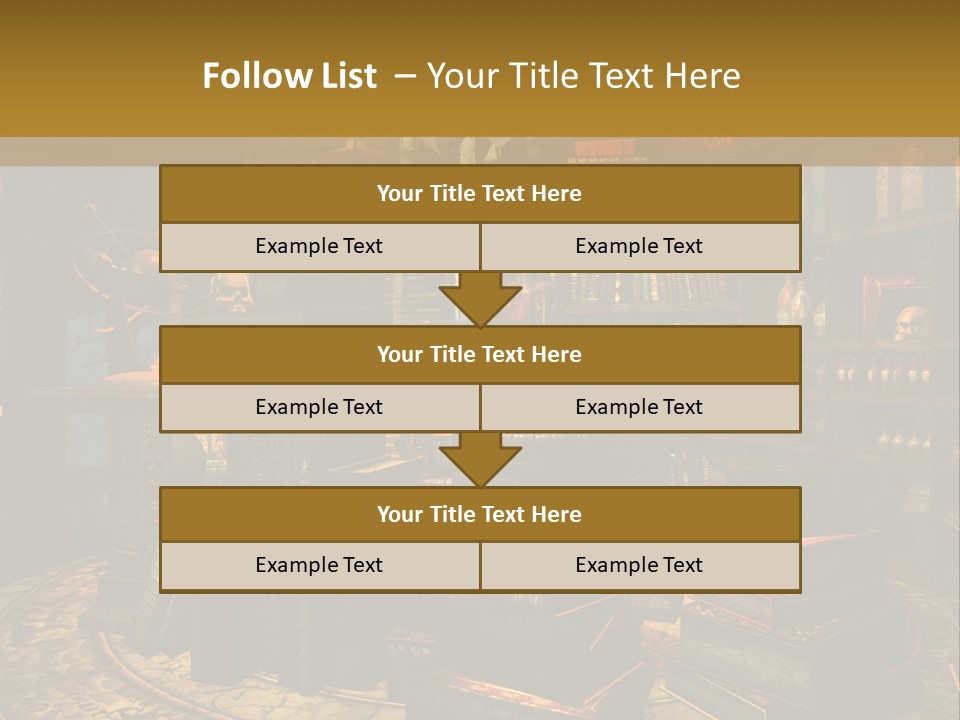Witchcraft Dark Background PowerPoint Template