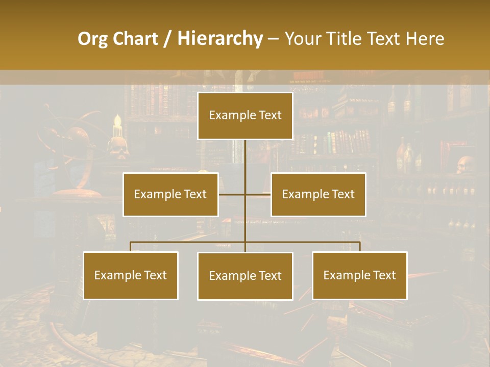 Witchcraft Dark Background PowerPoint Template