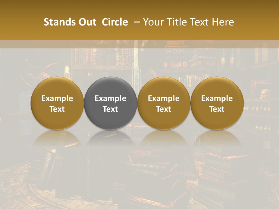 Witchcraft Dark Background PowerPoint Template