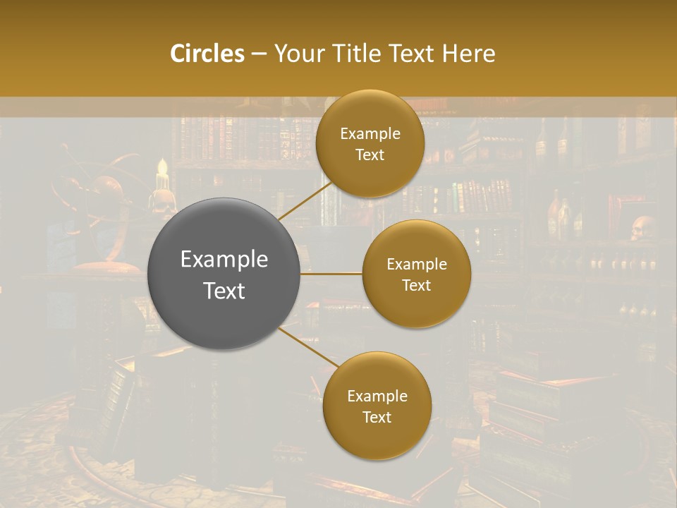 Witchcraft Dark Background PowerPoint Template