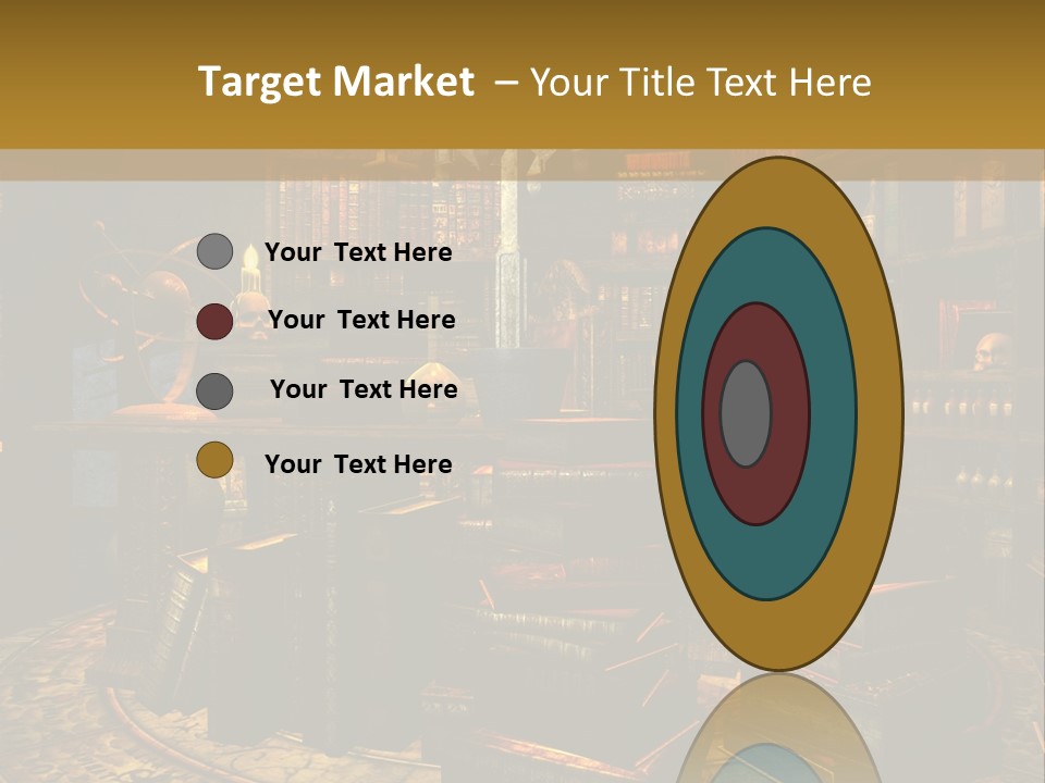 Witchcraft Dark Background PowerPoint Template