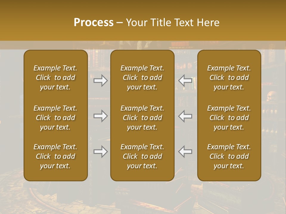 Witchcraft Dark Background PowerPoint Template